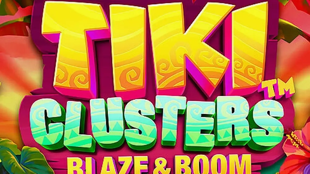 Tampilan visual slot Tiki Clusters Blaze & Boom